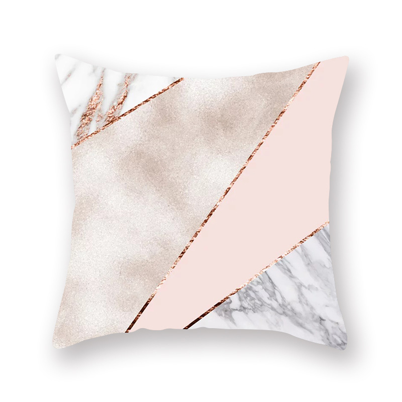 

lovely Chic Patchwork Light Pink Decorative Pillow Case