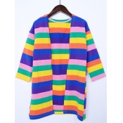 Lovely Girl Trendy Turndown Collar Camo Print Tren