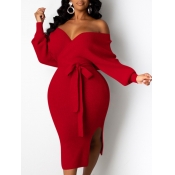 Lovely Plus Size Off The Shoulder Bandage Design S