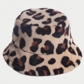 Lovely Casual Leopard Print Beige Hat