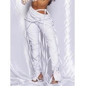 LW Lace-up Leather Pants