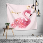 Lovely Stylish Print Pink Decorative Wall Cloth