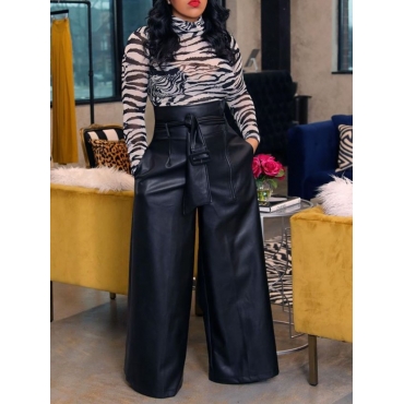 

LW Stylish High-waisted Black Pants