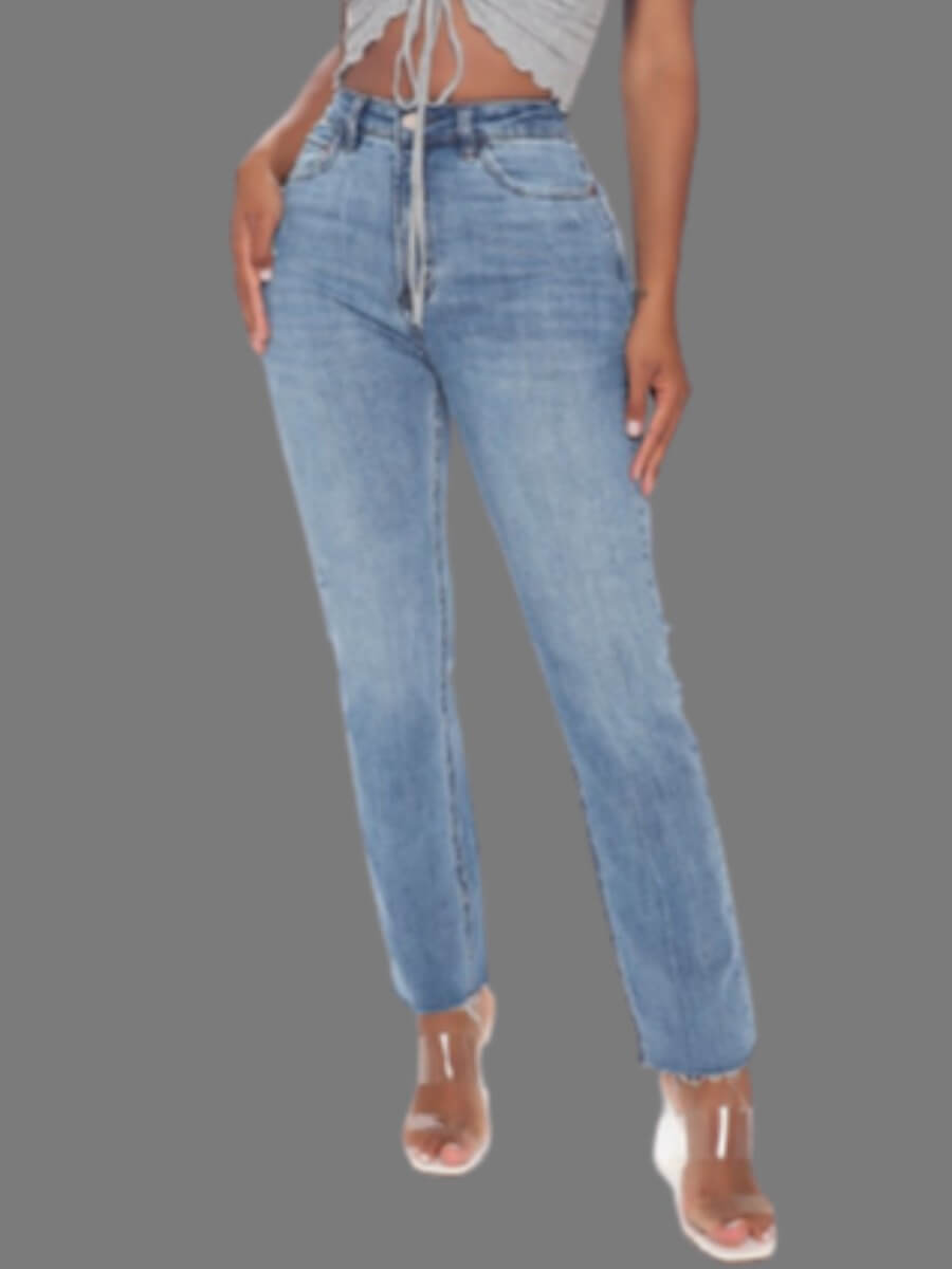 

Lovely Casual Basic Skinny Blue Jeans