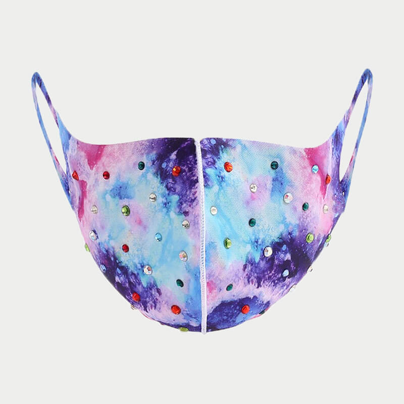 

Lovely Tie-dye Purple Face Mask