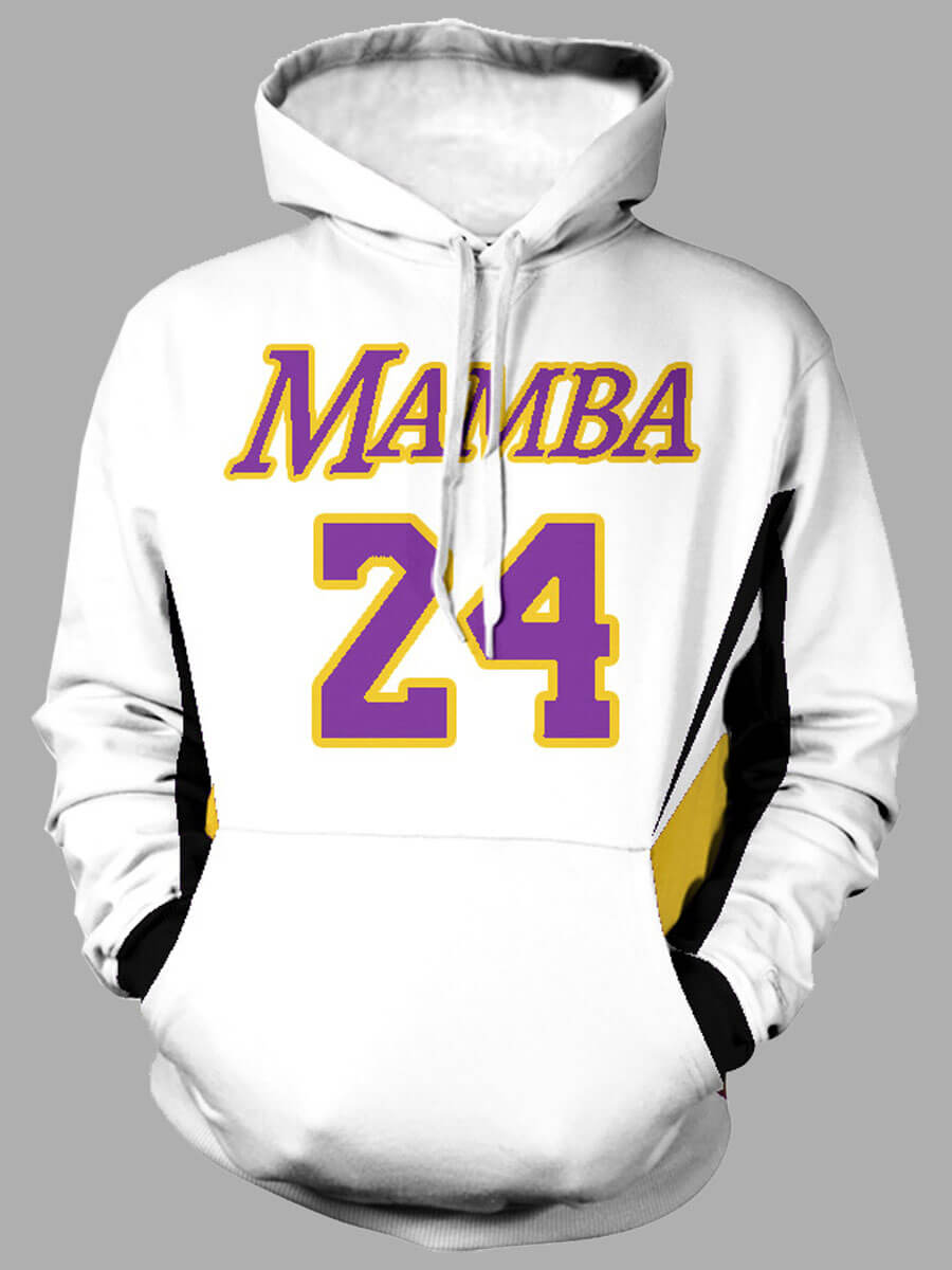 

Lovely Leisure Hooded Collar Letter Print White Men Hoodie