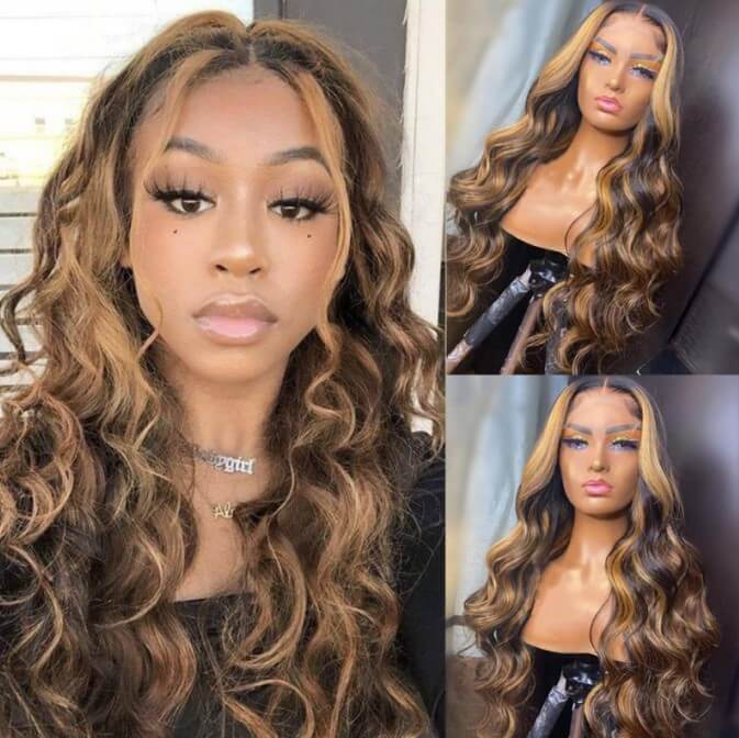 

Lovely Stylish Long Wavy Brown Wigs
