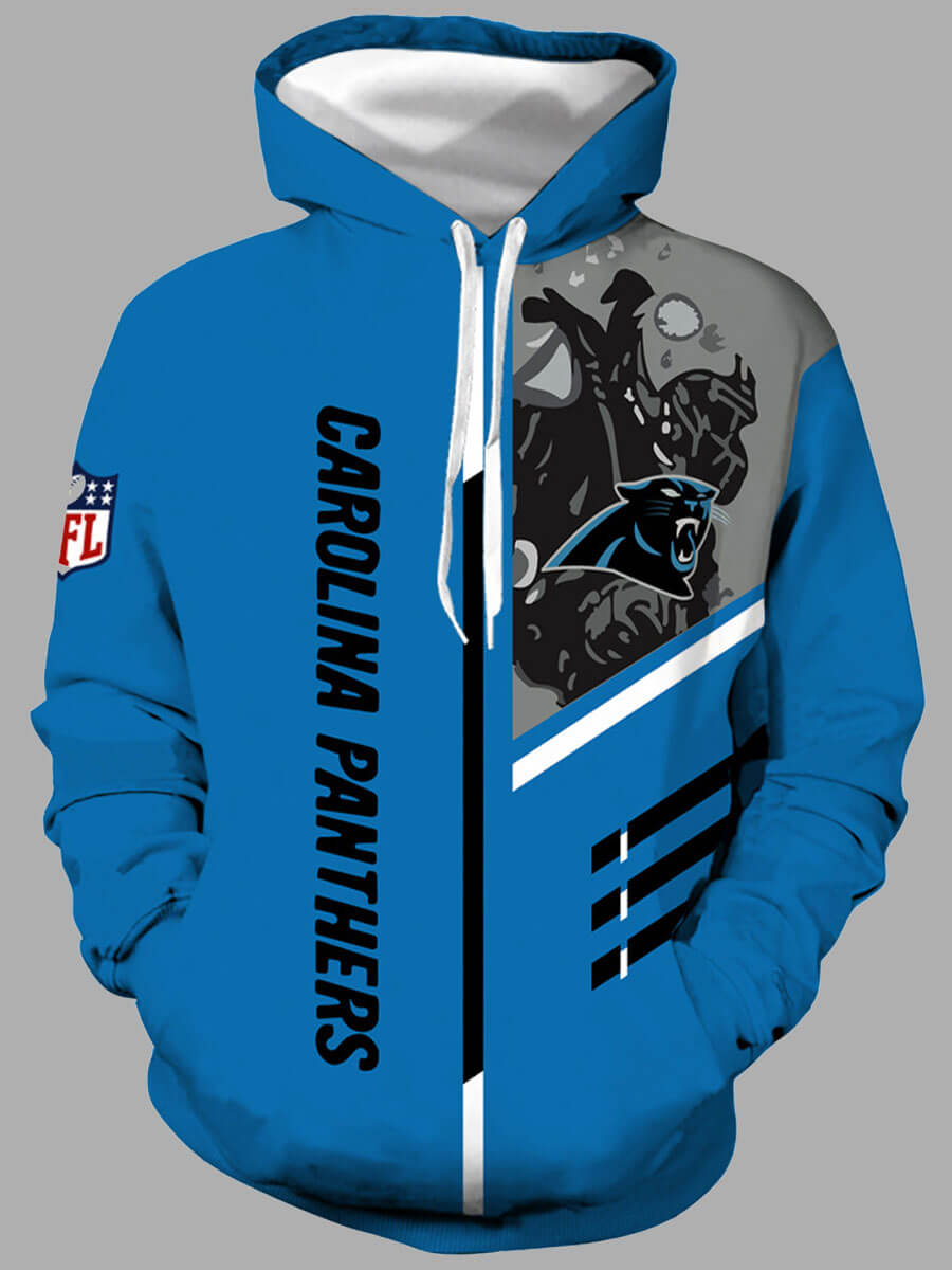 

Lovely Leisure Hooded Collar Print Blue Men Hoodie