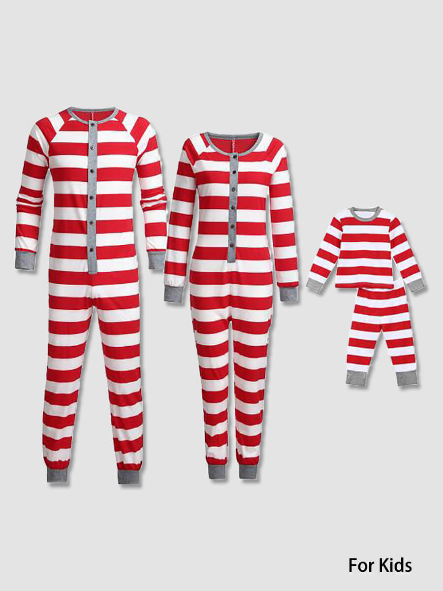 

Lovely Trendy Christmas Day Striped Patchwork Girl Two Piece Pants Set, Girls