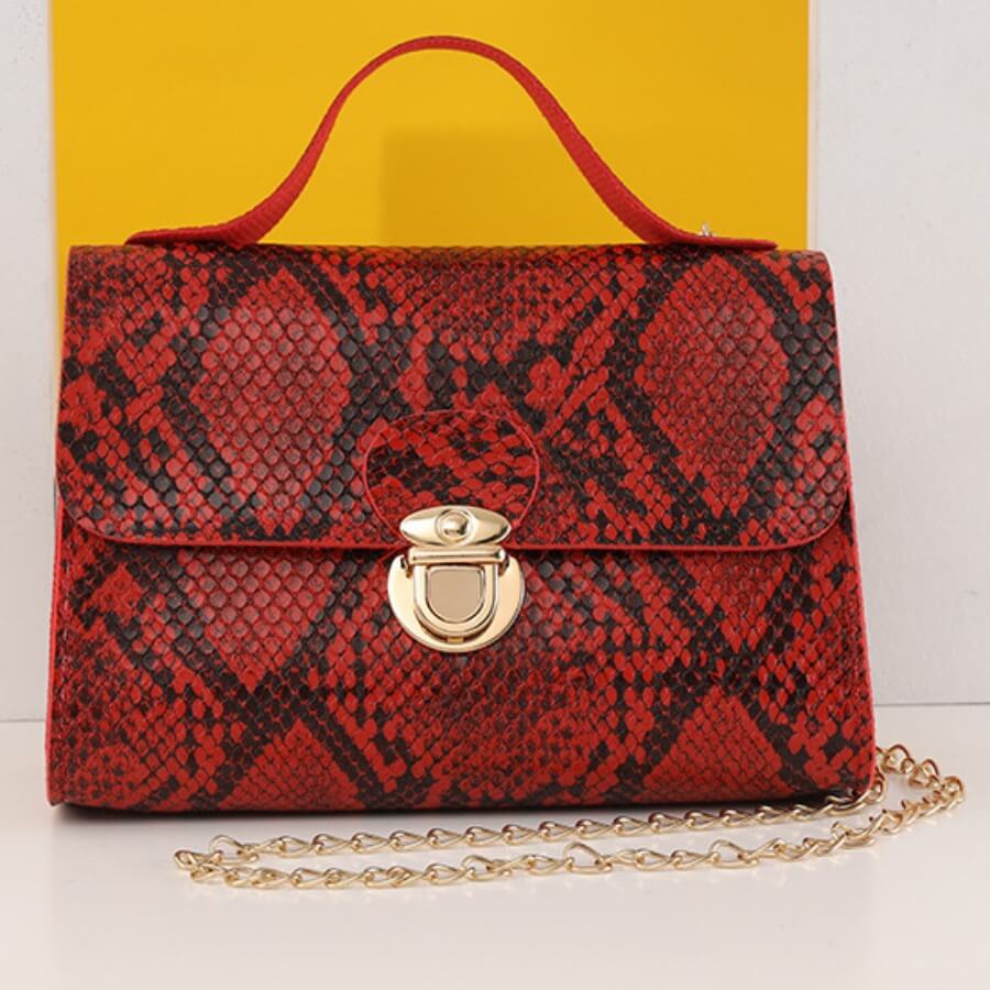 

Lovely Casual Animal Print Red Crossbody Bag