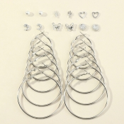 Lovely Stylish Hollow-out Silver Earring