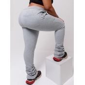 Lovely Trendy Drawstring Fold Design Light Grey Pa