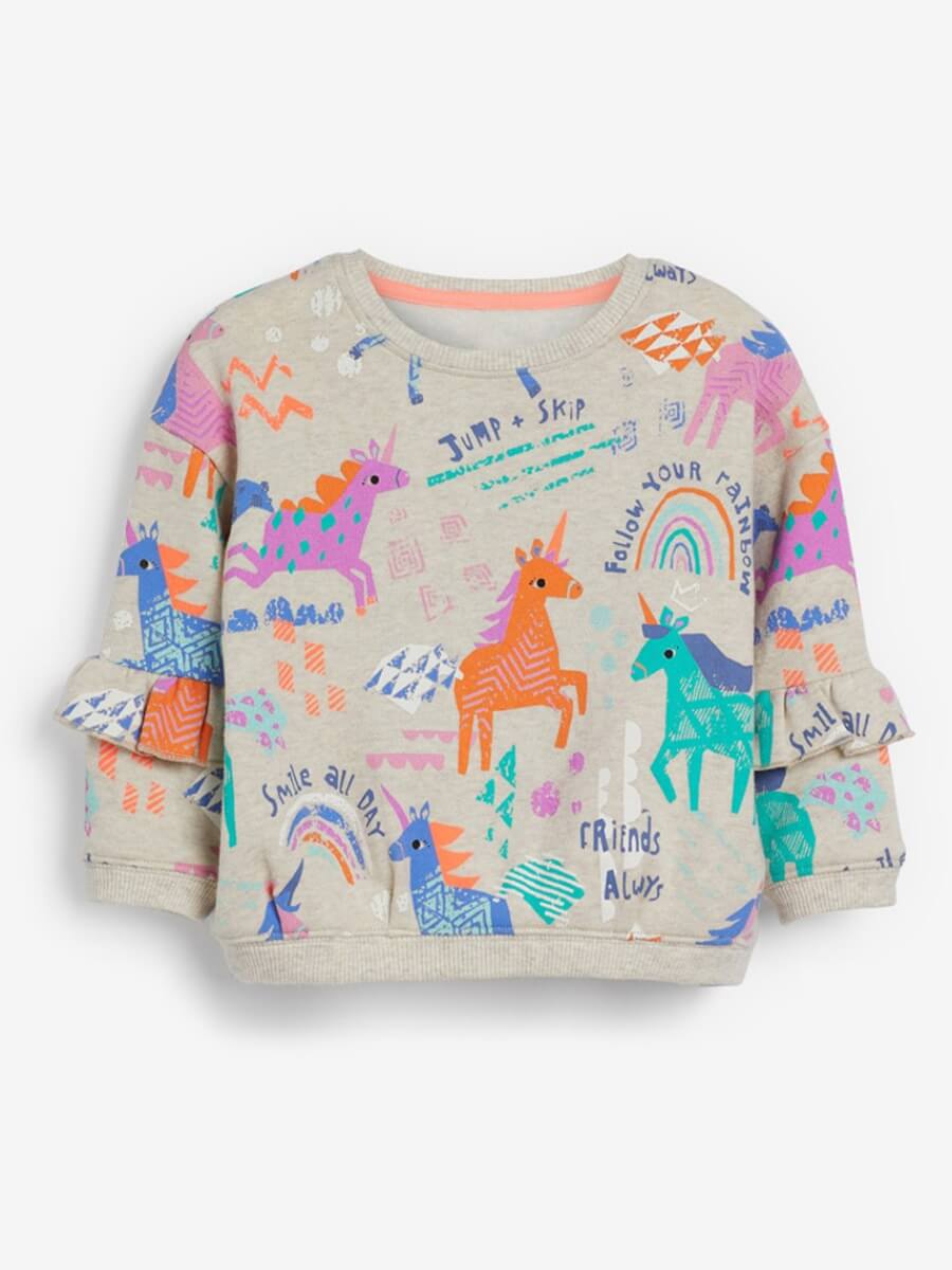 

Lovely Casual O Neck Letter Print Grey Girl Hoodie