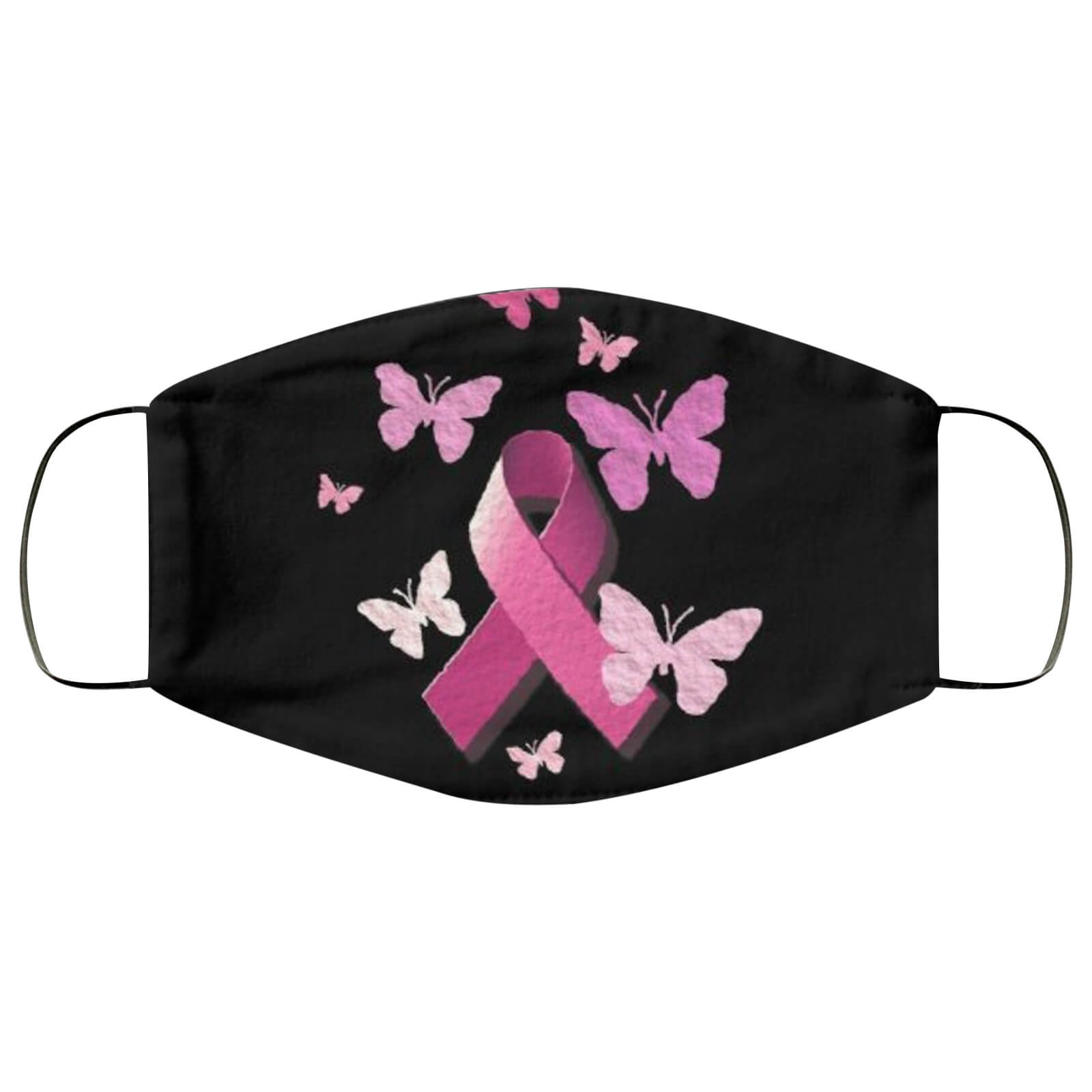 

Lovely Casual Butterfly Print Black Face Mask