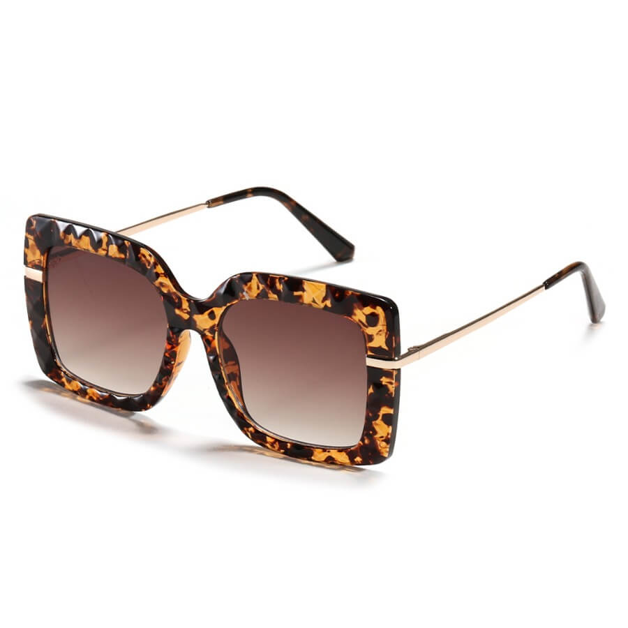 

Lovely Casual Camo Brown Sunglasses