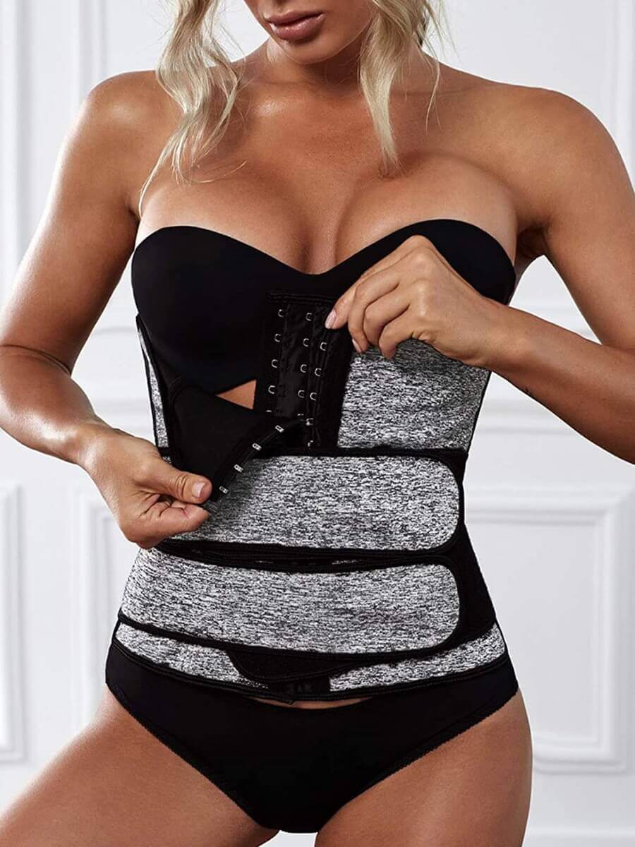 

Lovely Casual Skinny Grey Waist Trainer