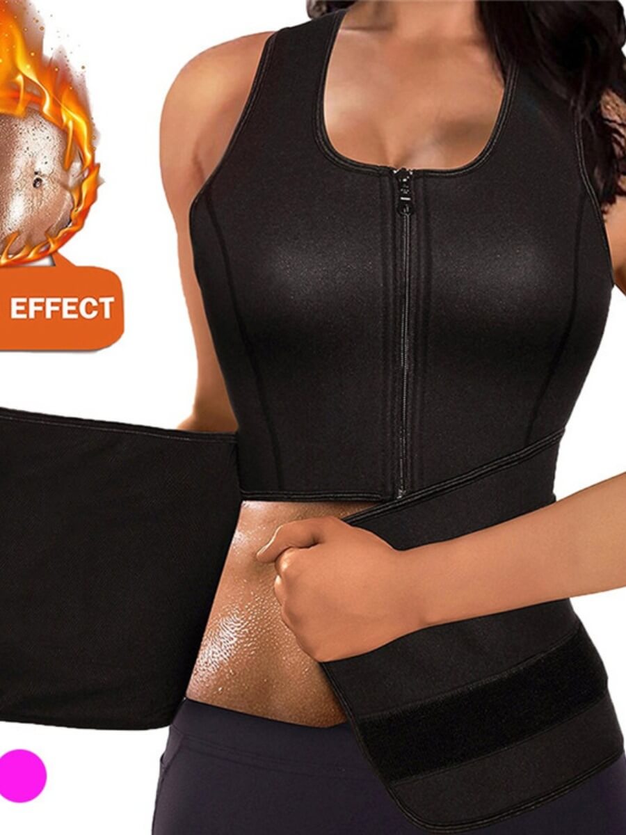 

Lovely Sportswear Basic Skinny Black Waist Trainer