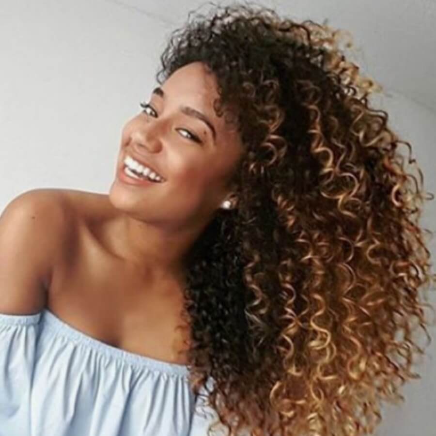

Lovely Stylish Gradient Brown Wig