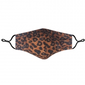 Lovely Casual Leopard Print Face Mask