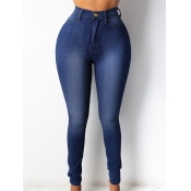 LW Casual High-waisted High Stretchy Zipper Design