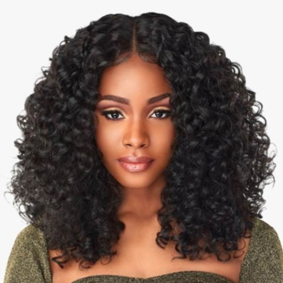 

Lovely Stylish High-temperature Resistance Black Wig
