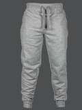 LW BASICS Men Drawstring Solid Pocket Pants