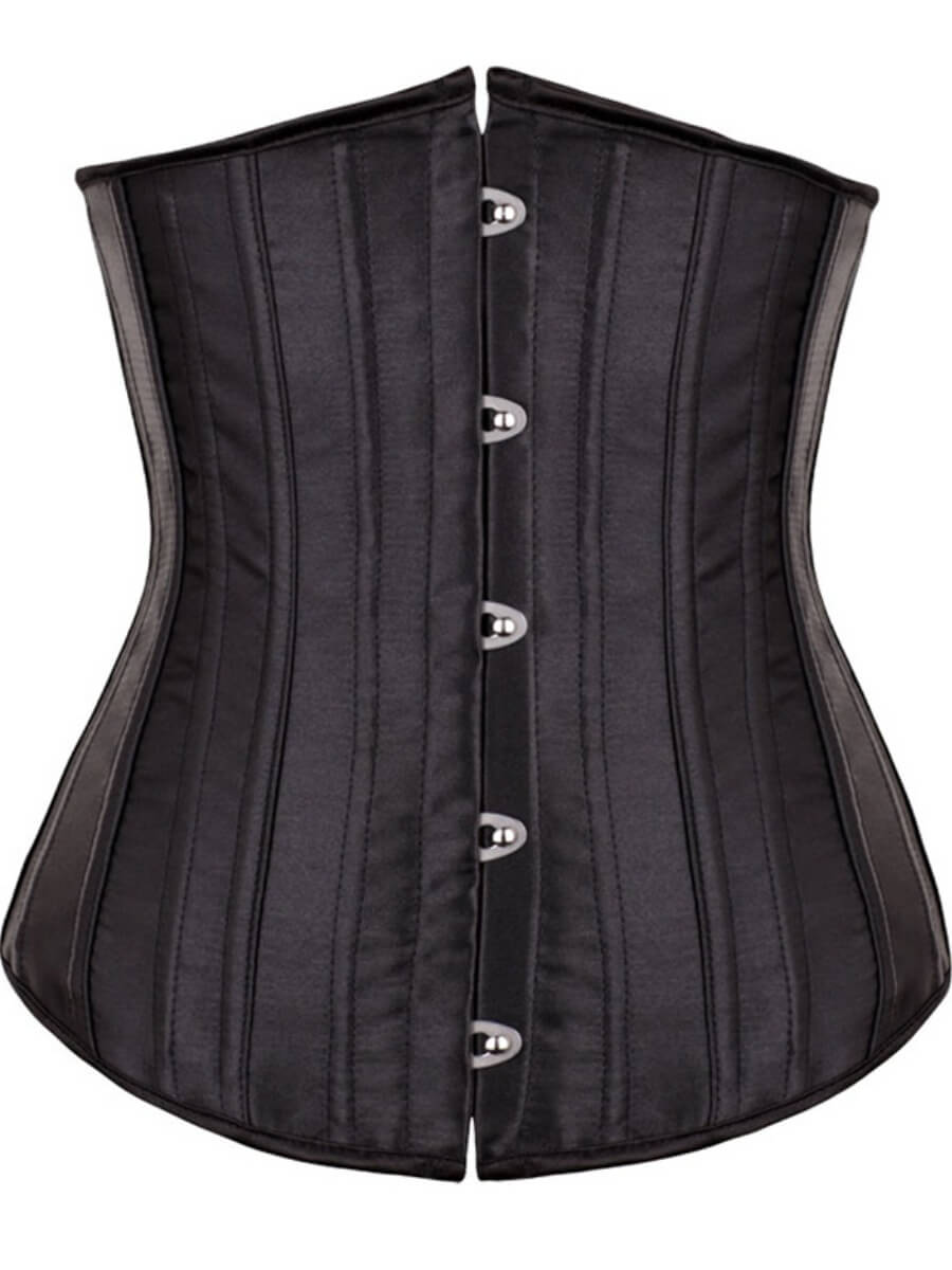 

Lovely Casual Bandage Design Skinny Black Corset