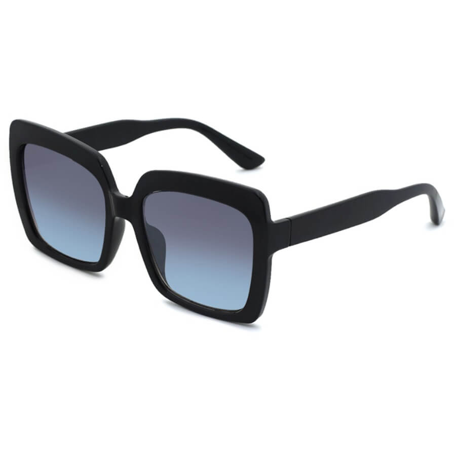 

Lovely Casual Patchwork Black Sunglasses