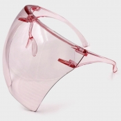 LW Chic See-through Pink Sunglasses