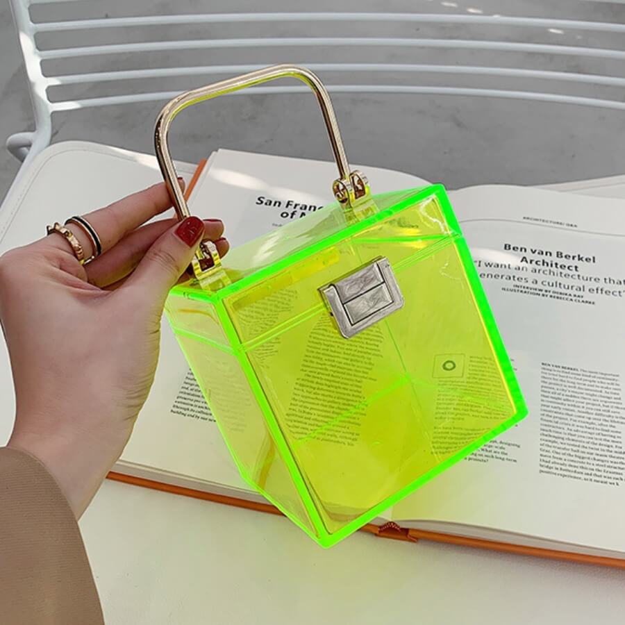 

Lovely Chic See-through Green Crossbody Bag