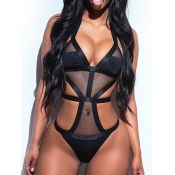 Lovely Sexy See-through Bandage Hollow-out Design 