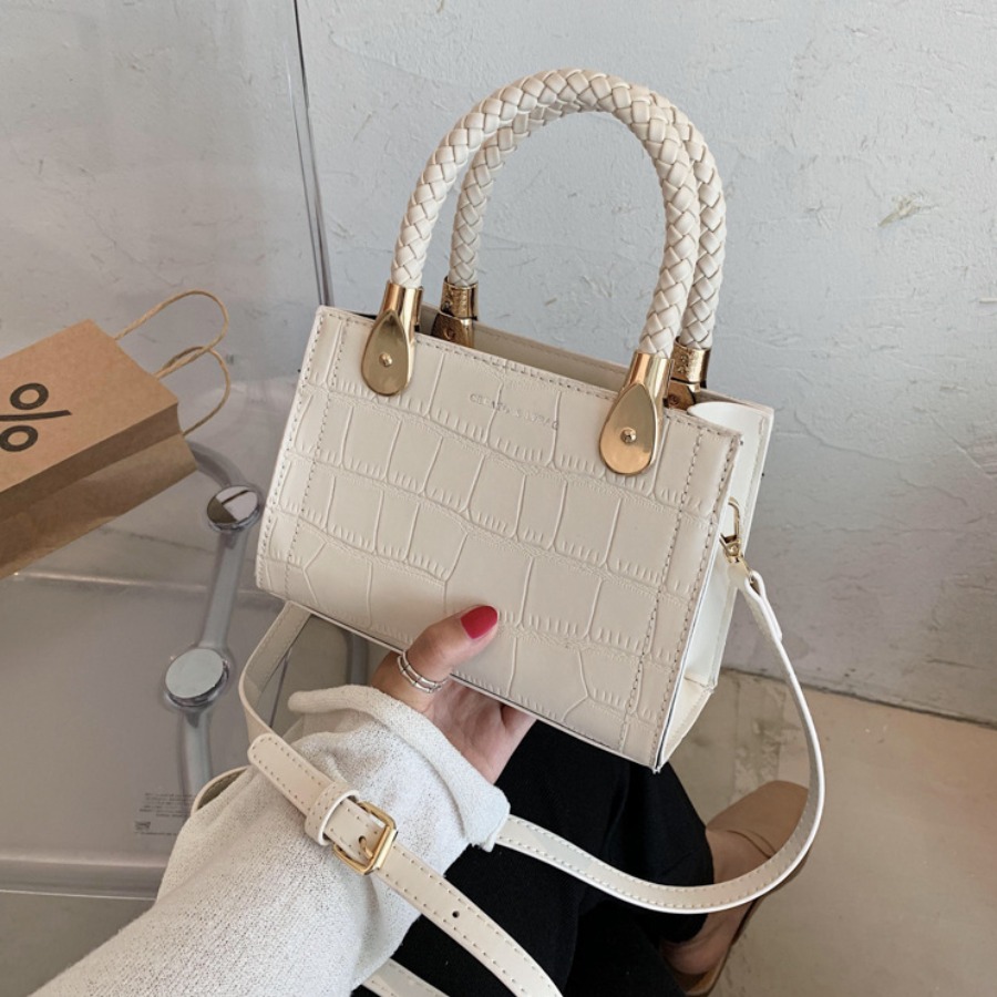 

Lovely Street Plaid Pattern Beige Crossbody Bag