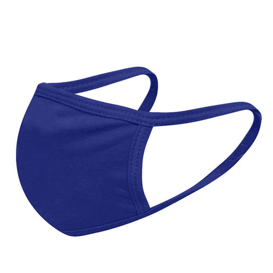 

Lovely Casual Basic Deep Blue Face Mask