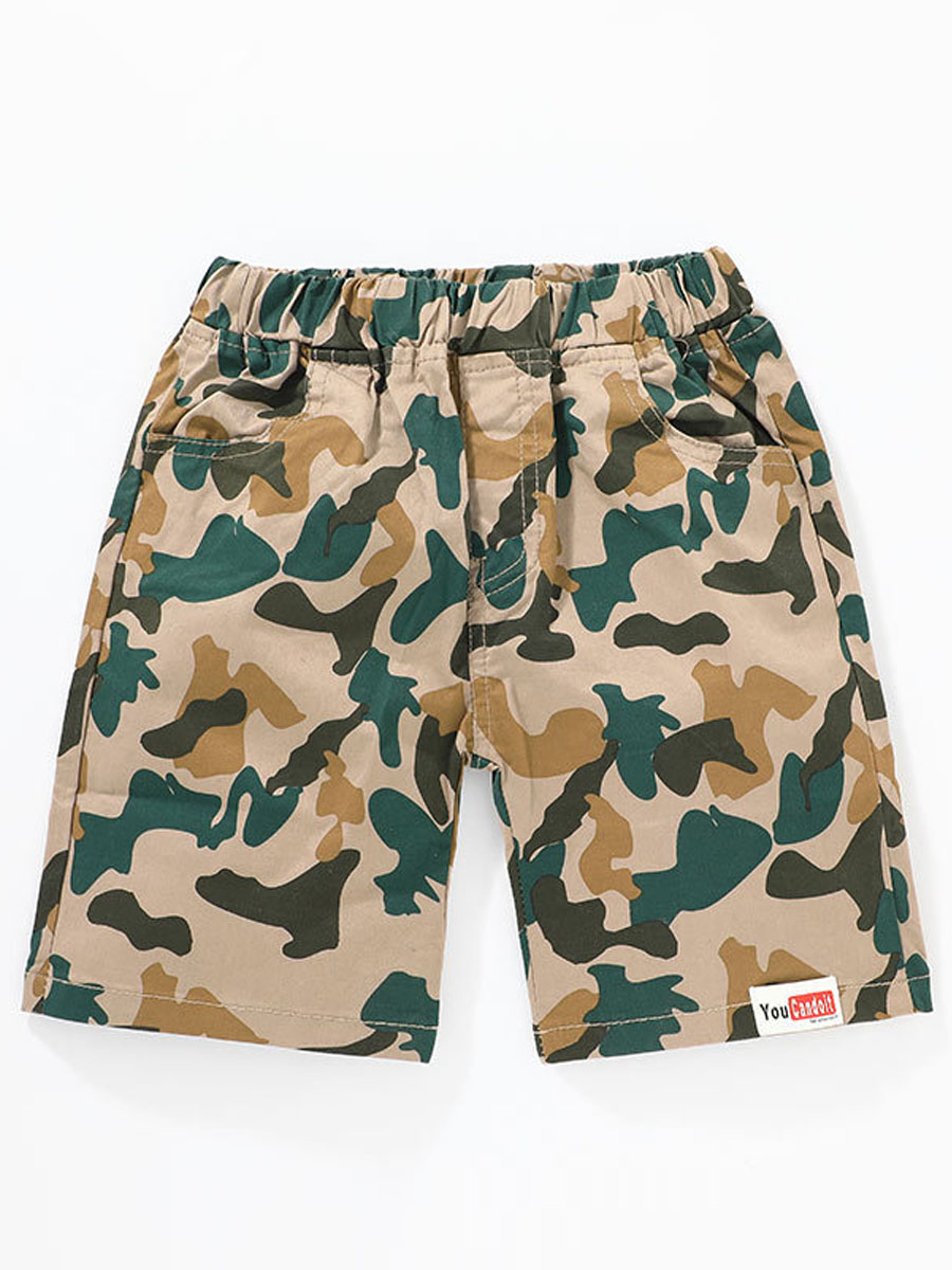 

Lovely Boy Street Camo Print Shorts