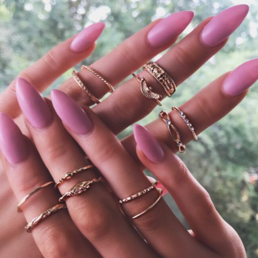 

Lovely Casual O Ring Gold 12-piece Ring