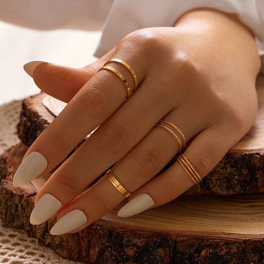 

Lovely Casual Gold 10-piece Ring