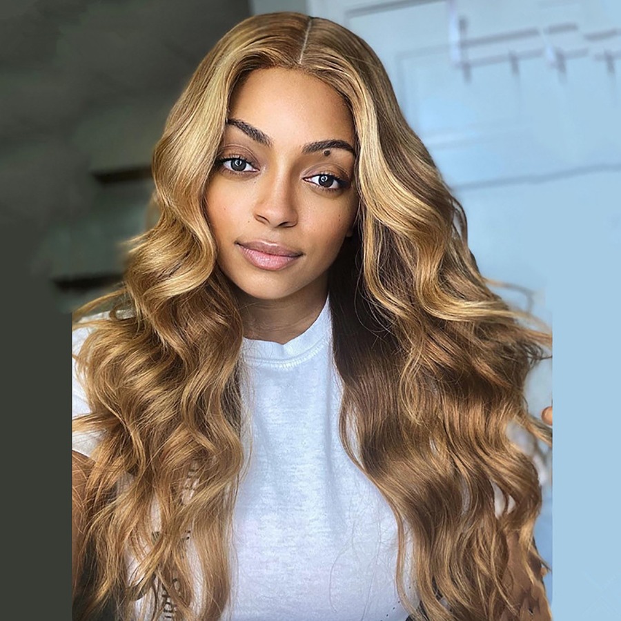 

Lovely Casual Curly Gold Wig