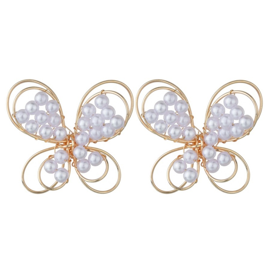 

Lovely Sweet Pearl Decoration Gold Earing