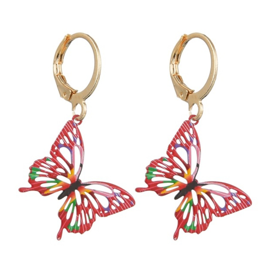 

Lovely Sweet Butterfly Red Earring