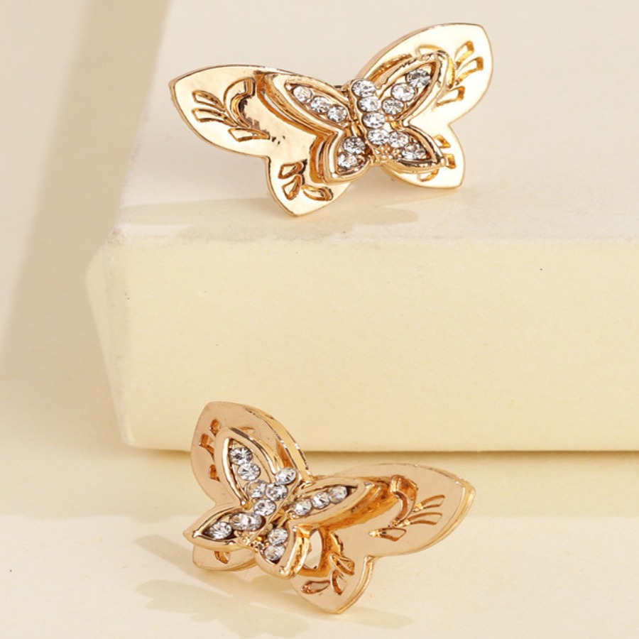 

Lovely Casual Butterfly Gold Earring