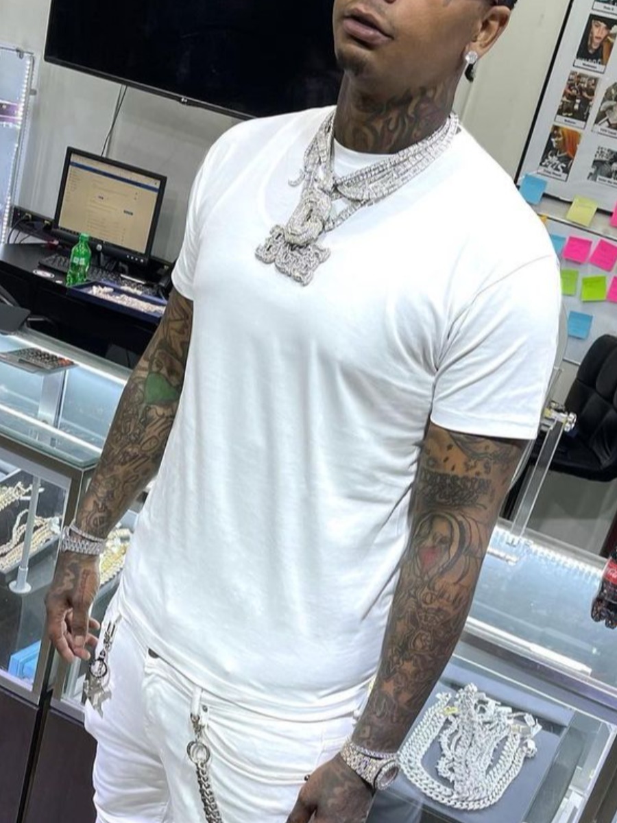 

Lovely Men Casual O Neck Regular White T-shirt