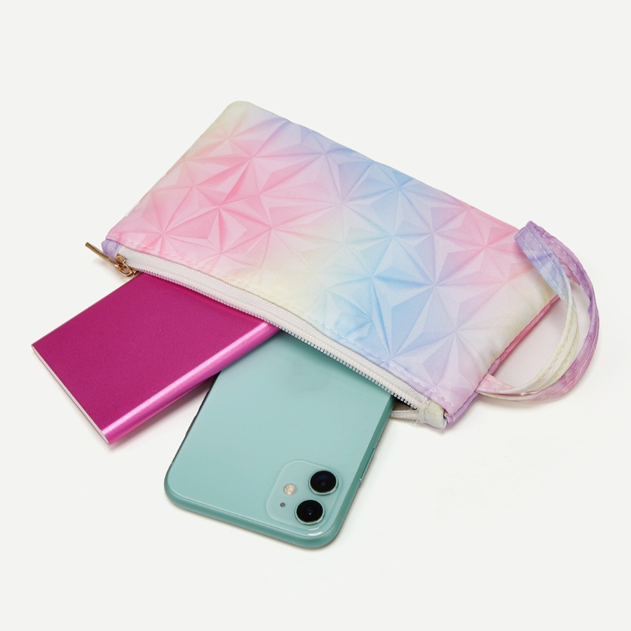 Lovely Casual Gradient Multicolor Purse