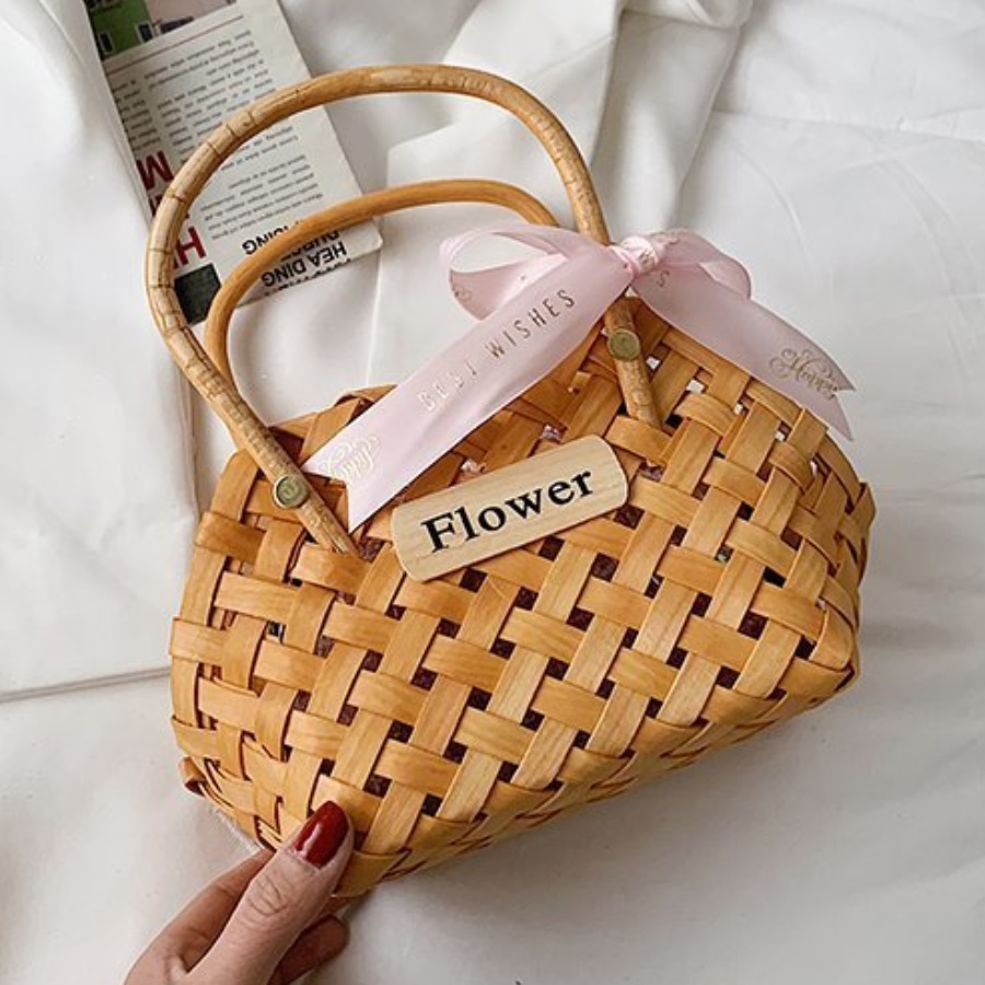 

Lovely Casual Woven Hollow-out Khaki Shoulder Bag