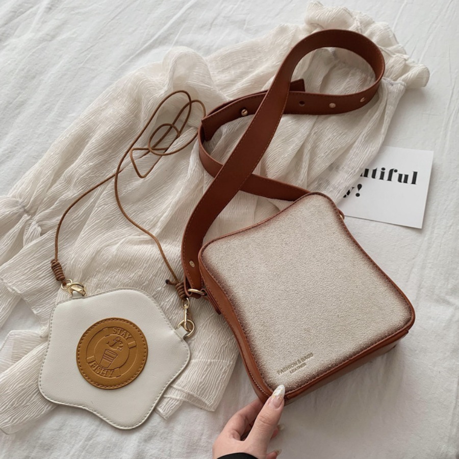 

Lovely Casual Bread Design Brown Crossbody Bags