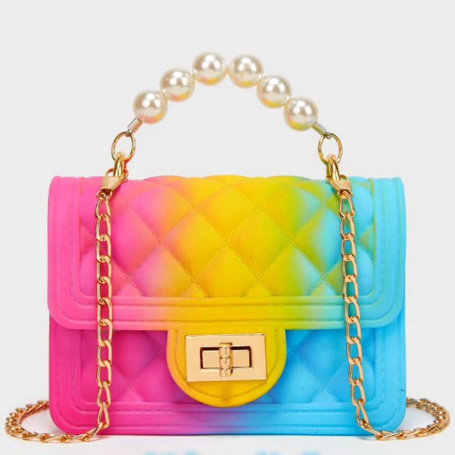 

LW Casual Tie-dye Pearl Decoration Blue Crossbody Bags