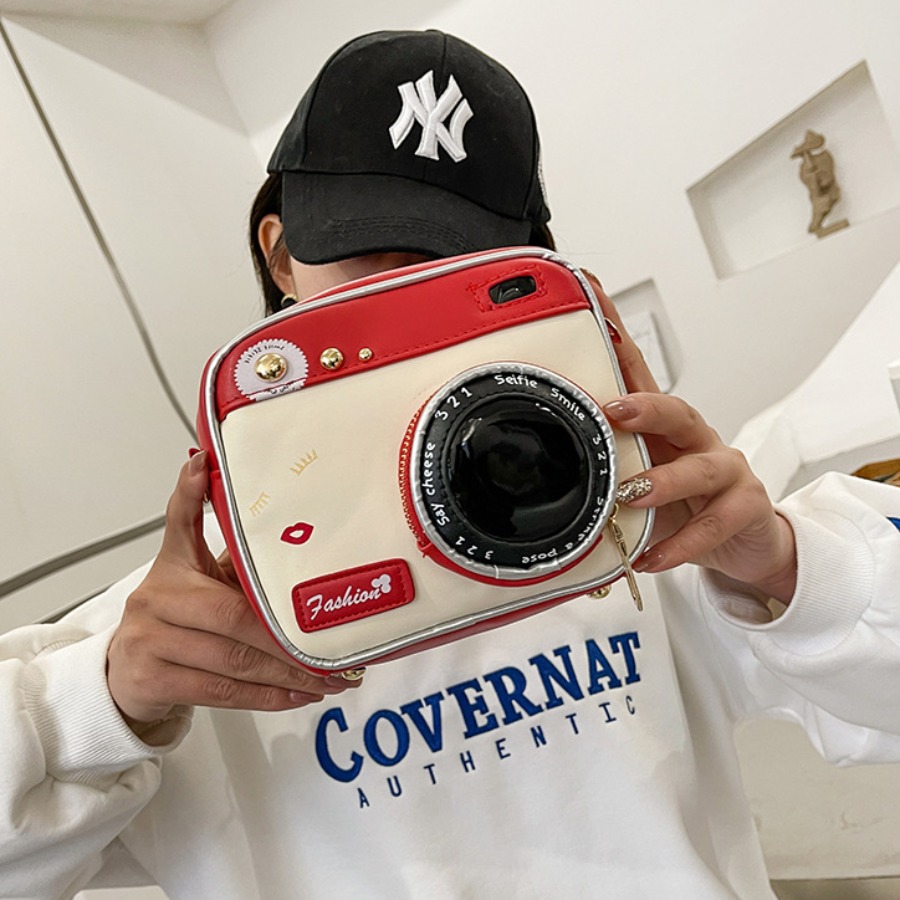 Lovely Casual Radio Design Red Crossbody Bags