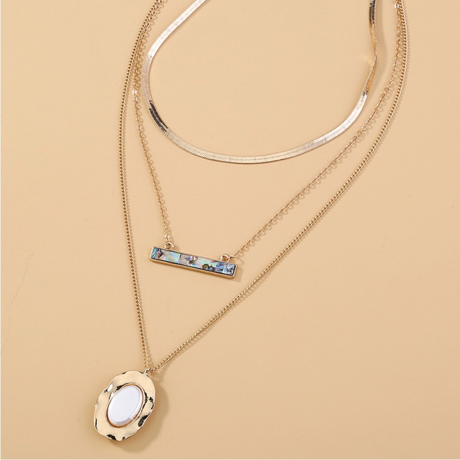

Lovely Casual Coin Decoration Gold Multilayer Necklace