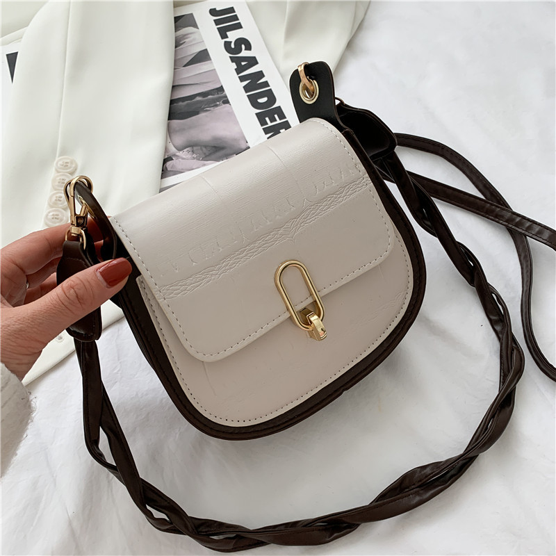 

Lovely Casual Metal Accessories Decoration White Crossbody Bags