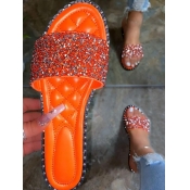 LW Street Sequined Jacinth Slides