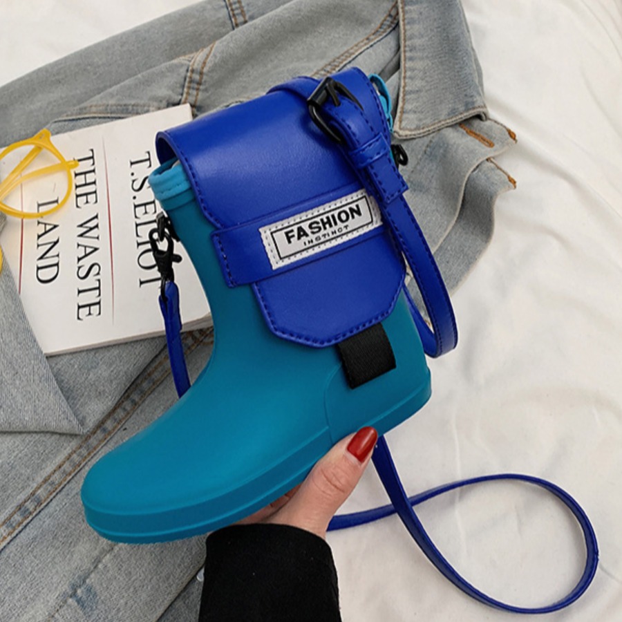 

LW Street Boot Design Blue Crossbody Bags
